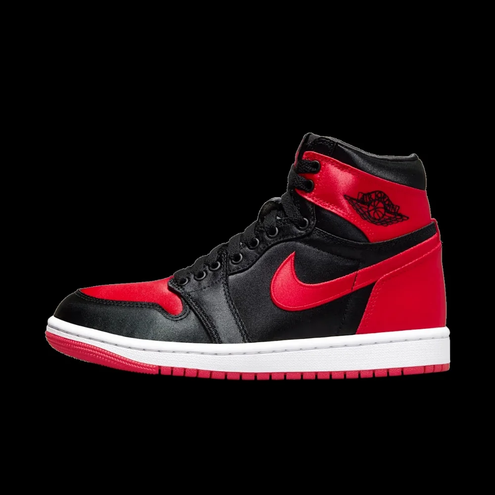 Air Jordan 1 High OG 'Satin Bred' Black Red